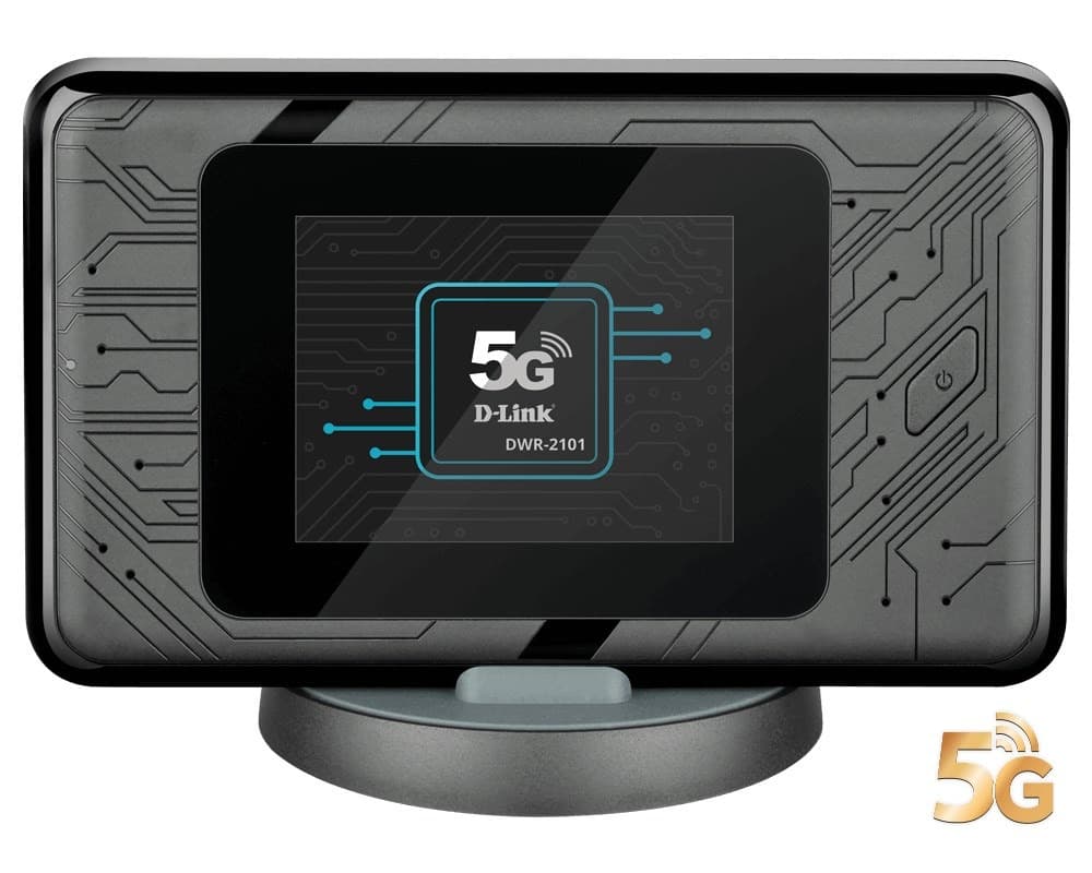 Przenośny modem sieci komórkowej D-Link z wyświetlaczem LCD i Gigabit Ethernet