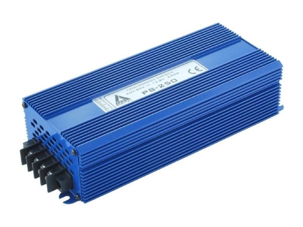 Przetwornica napięcia 30-80 VDC / 24 VDC 250 W z izolacją galwaniczną