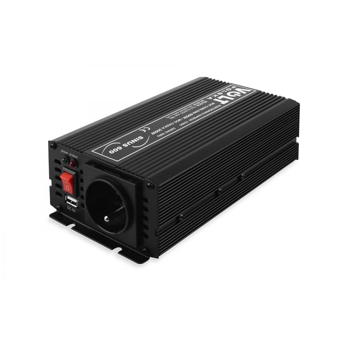Przetwornica napięcia Sinus 600 12/230V 600W