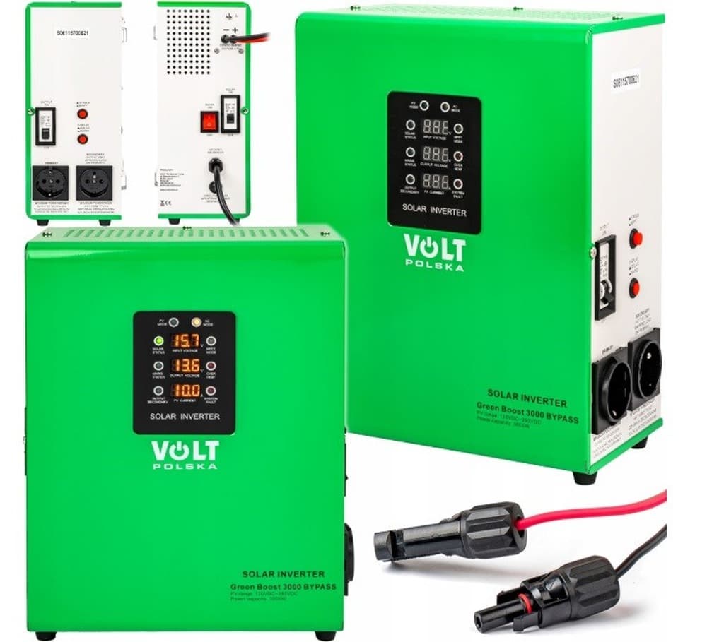 Przetwornica solarna MPPT 3000 z Bypass (120-350VDC)