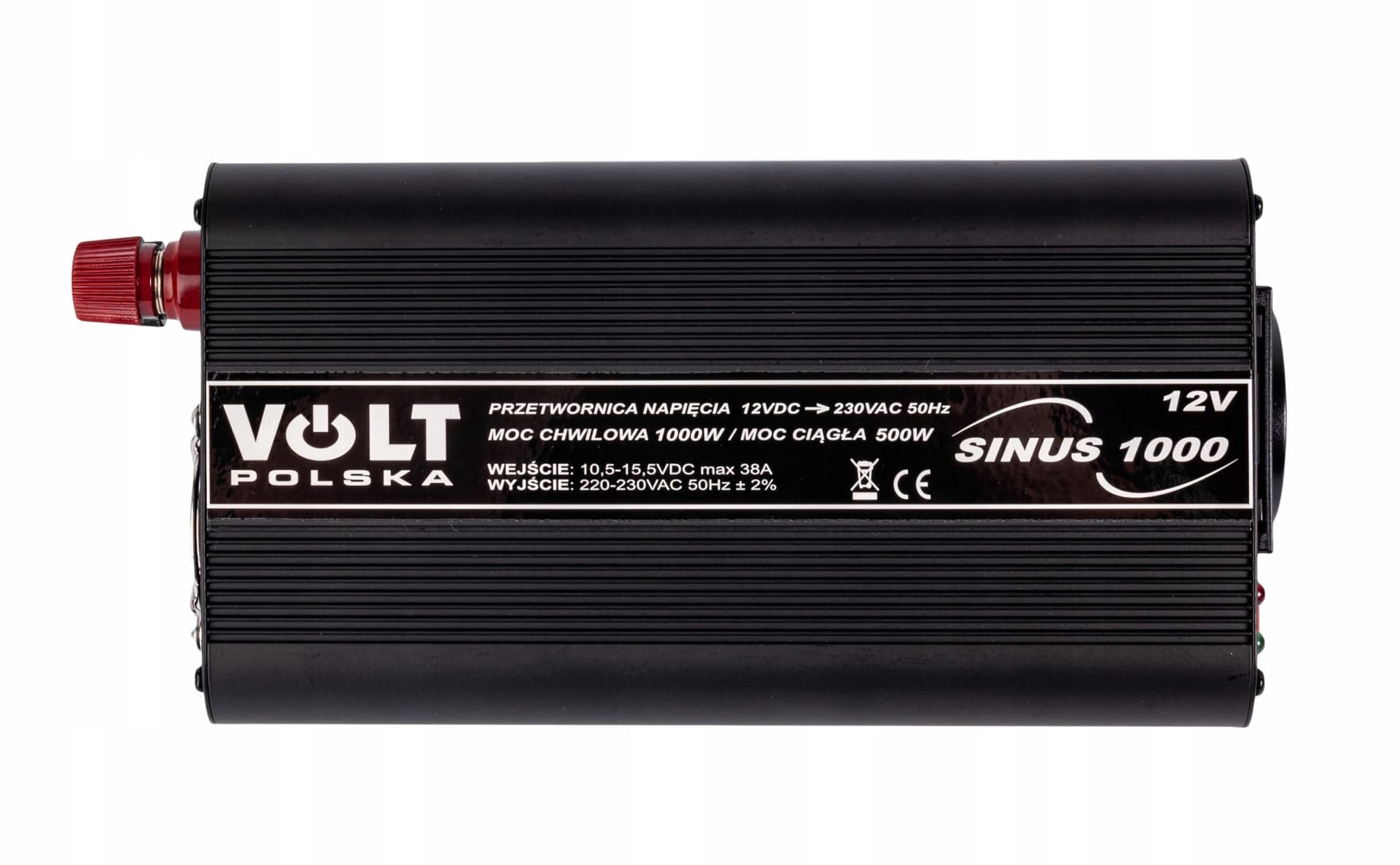 Przetwornica Volt Polska Sinus 500/1000W 12V / 230V