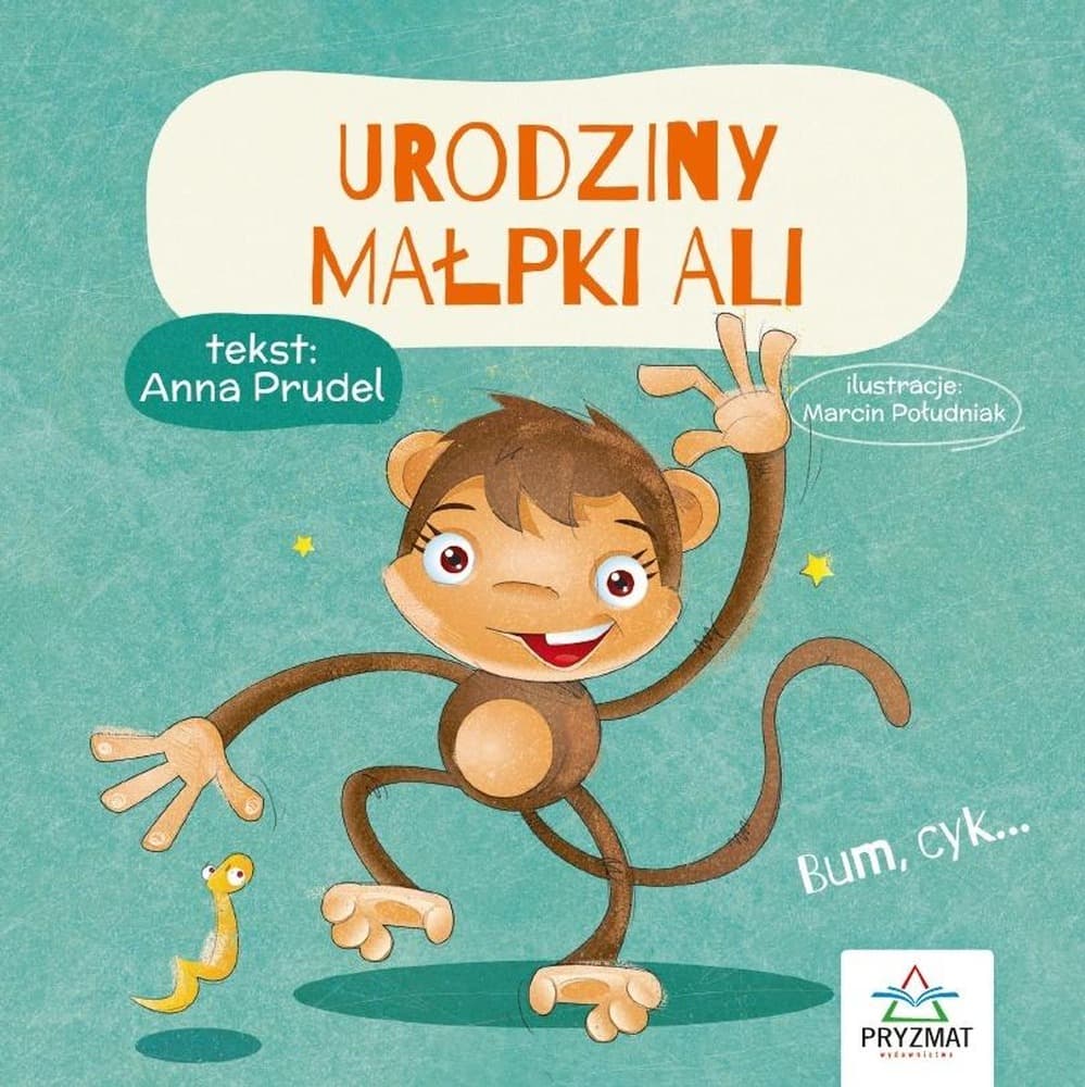 Przygody Małpki Ali Książeczka dla Dzieci 12 stron