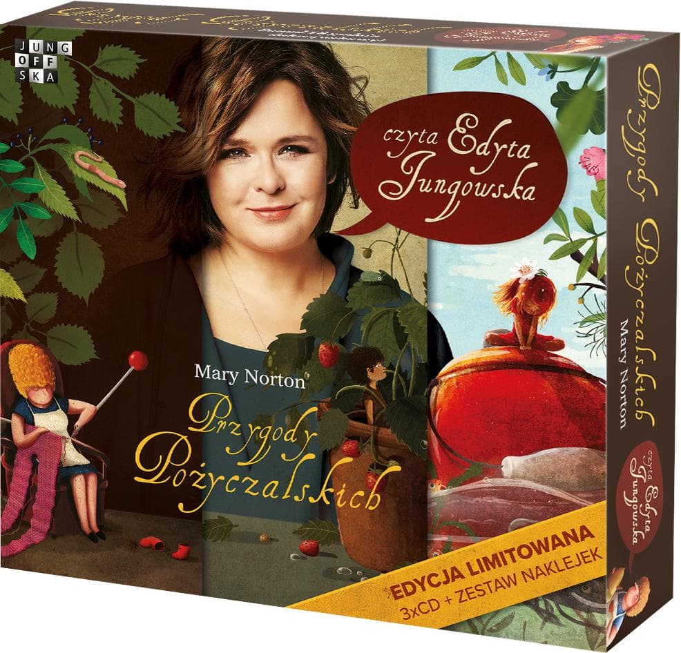 Przygody Pożyczalskich BOX: 3xCD + zestaw naklejek - Mary Norton