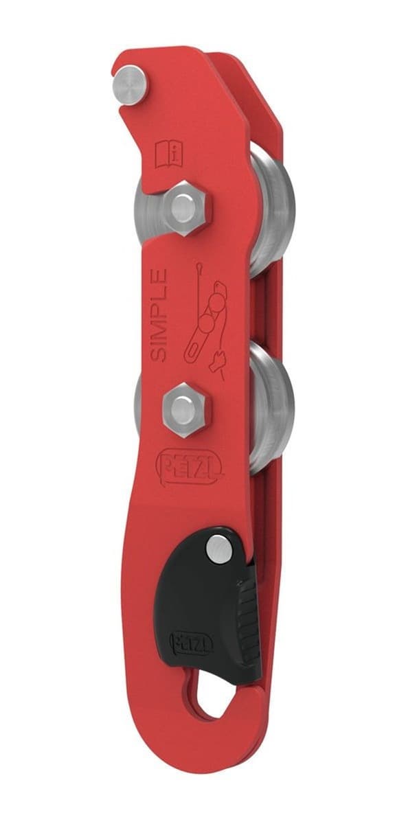 Przyrząd zjazdowy Petzl Simple do wspinaczki