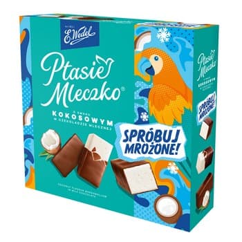 Ptasie mleczko kokosowe w czekoladzie mlecznej 340 g