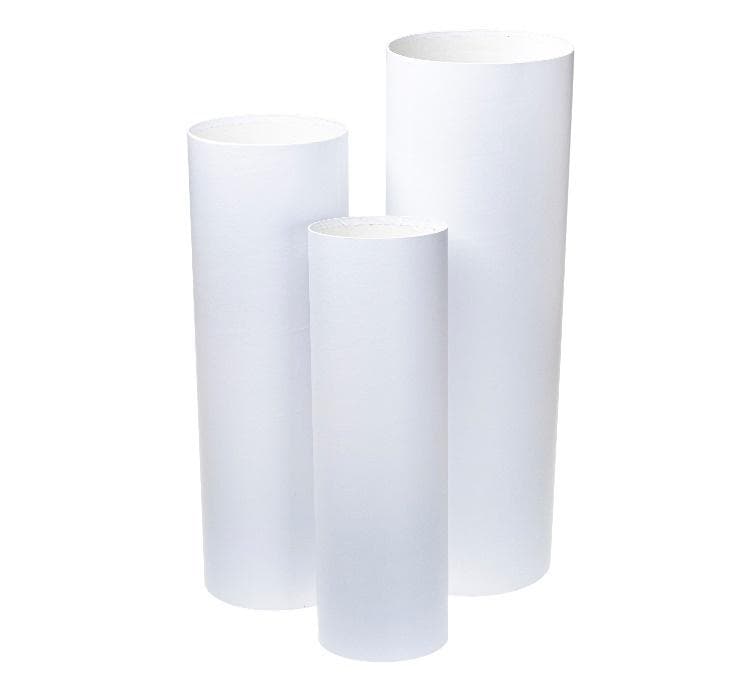 Pudełka Flower Box Cylinder Wedding 3 sztuki Rozette