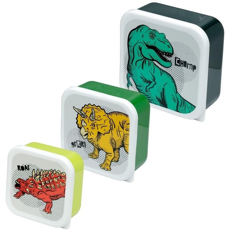 Pudełko na lunch Dinozaury (M/L/XL) 3szt