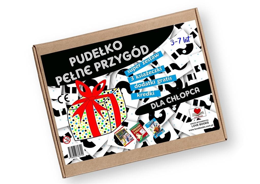 Zestaw edukacyjny - Pudełko przygód dla chłopca 3-7 lat
