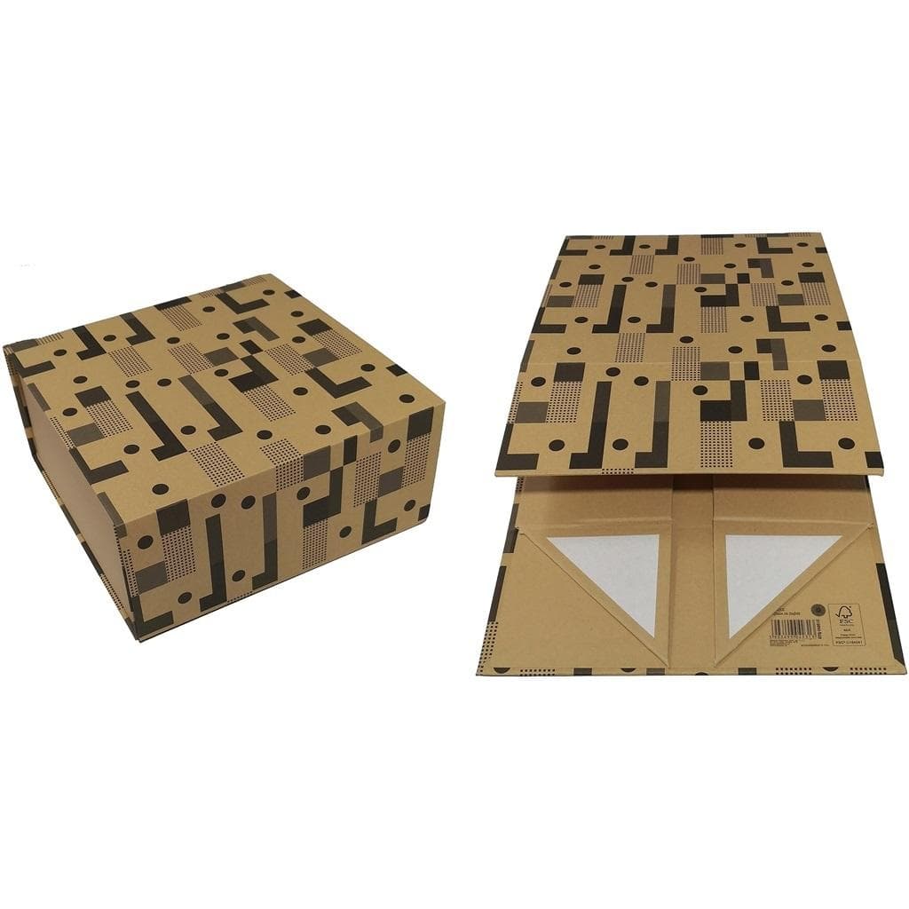 Pudełko tekturowe Geometric zamykane na magnes