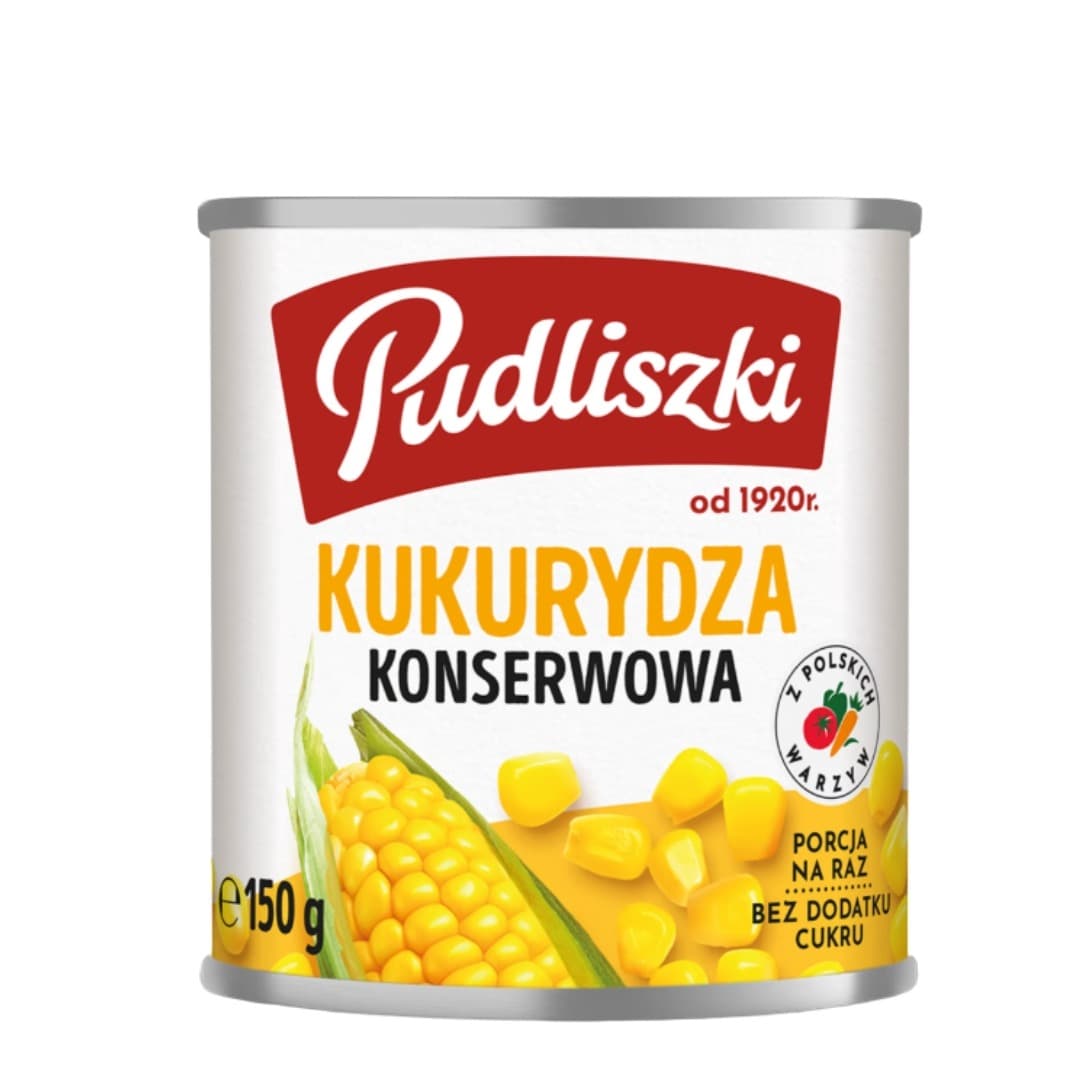 Pudliszki Kukurydza konserwowa 150g