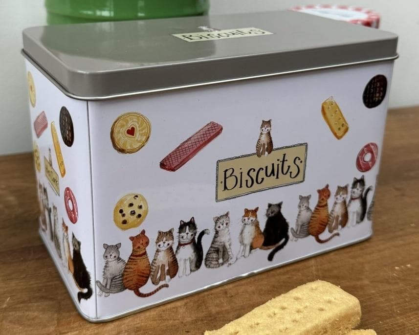 Puszka na ciasteczka z motywem czterech kotów