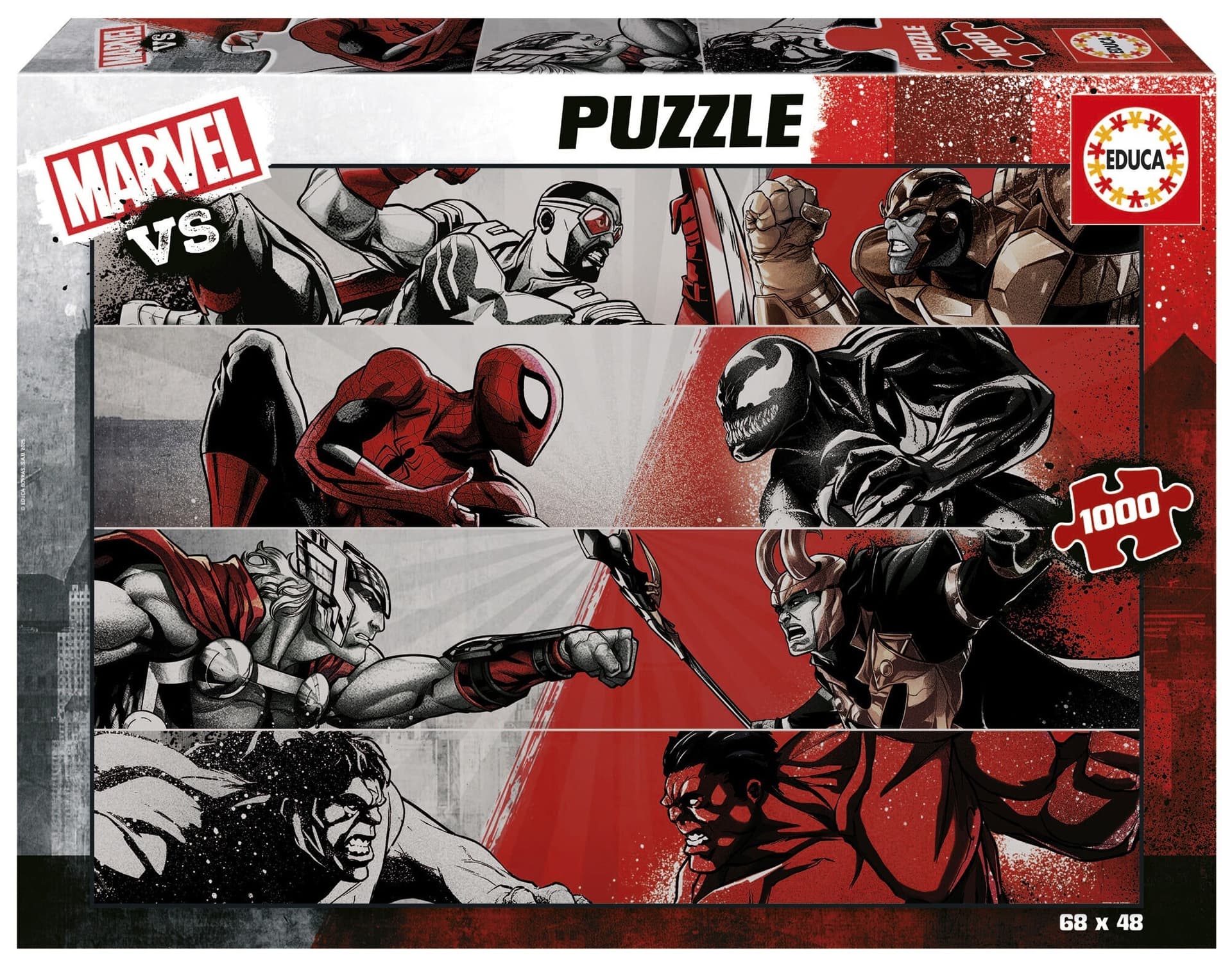 Puzzle 1000 Avengers kontra...