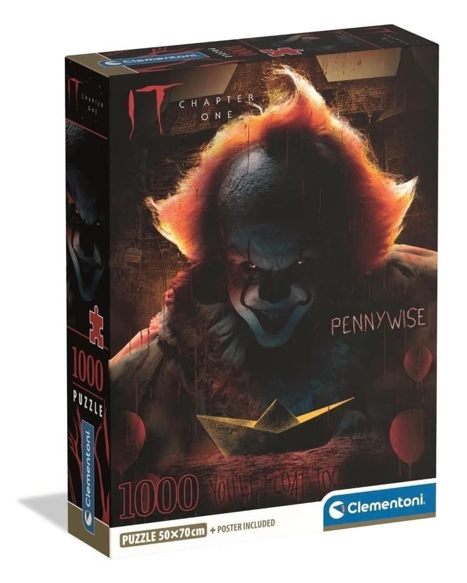 Puzzle 1000 elementów Compact Horror Collection It