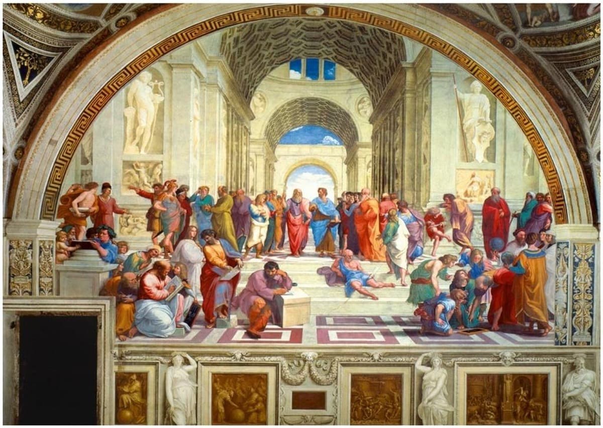 Puzzle 1000 elementów Szkoła Ateńska Raphael 1511