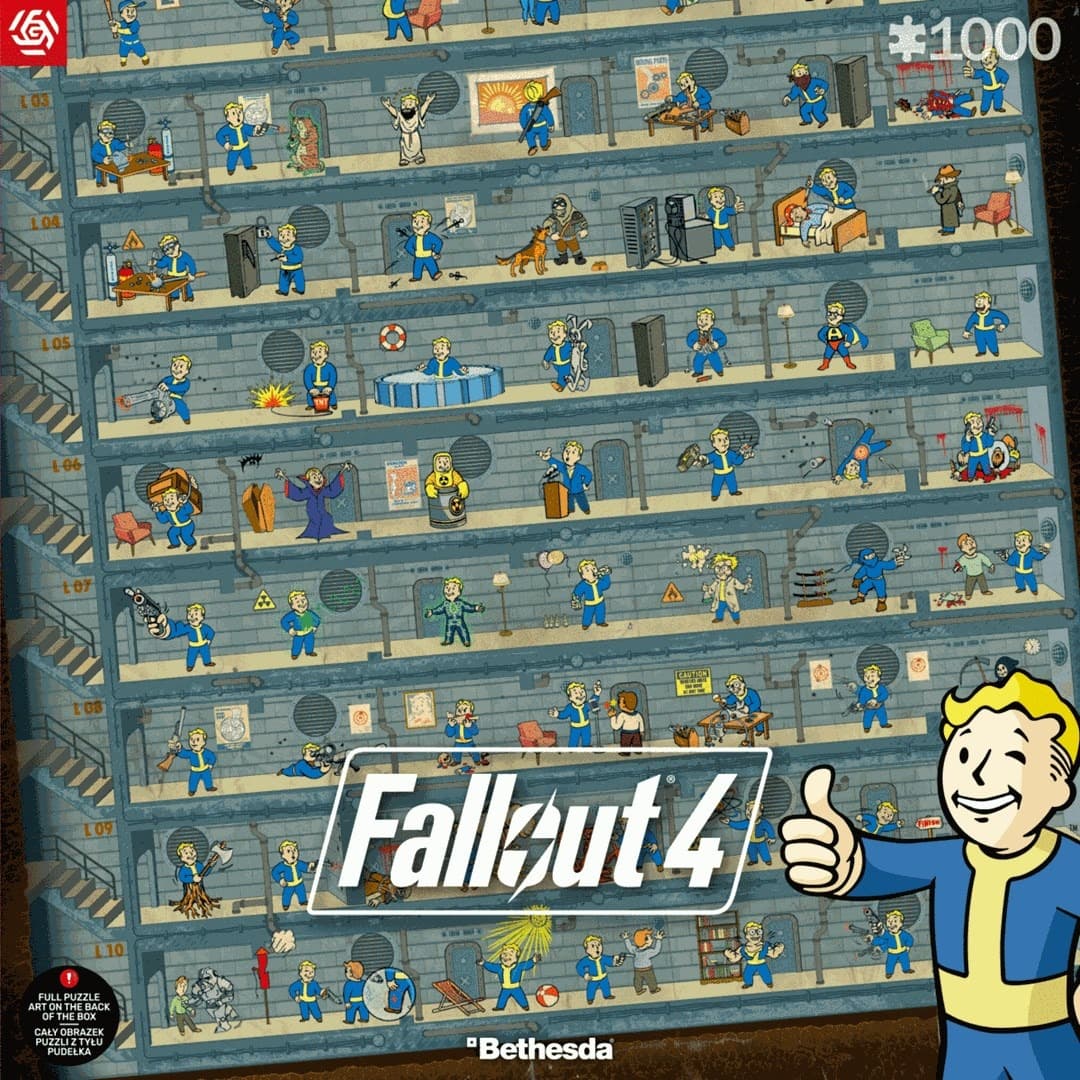 Puzzle 1000 Gaming Fallout 4 Perk Poster
