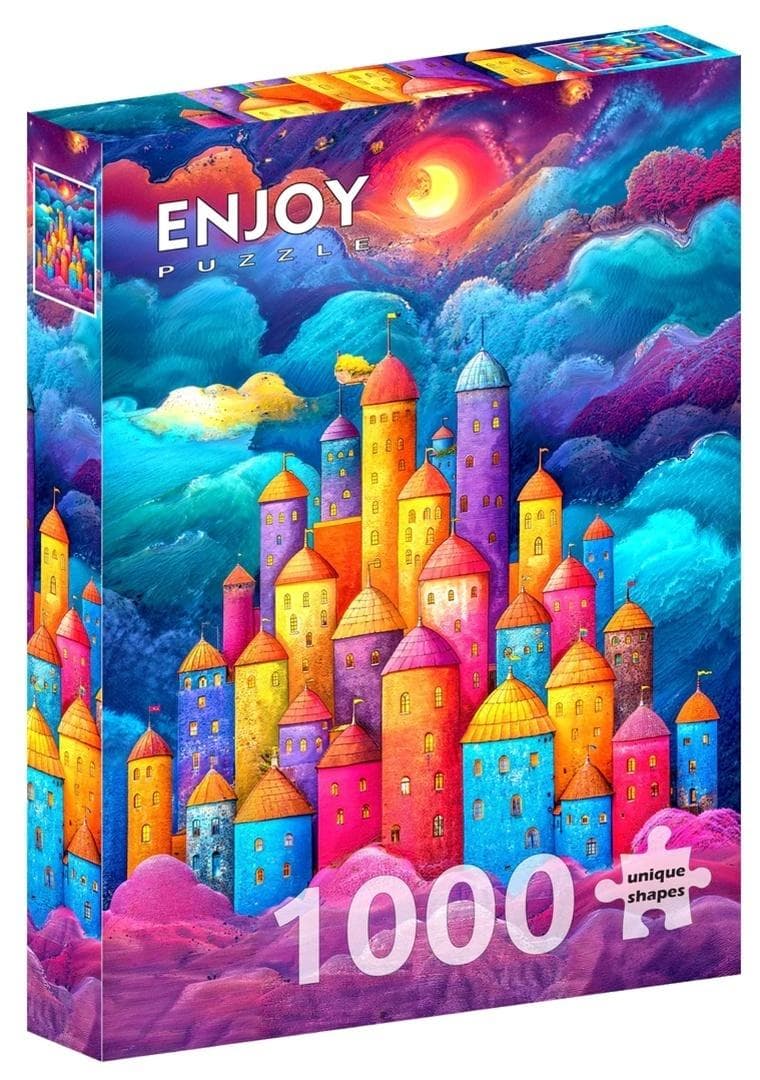 Puzzle 1000 Kolorowa forteca