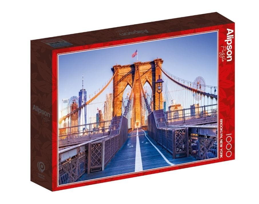 Puzzle 1000 elementów Nowy Jork Most Brookliński Alipson