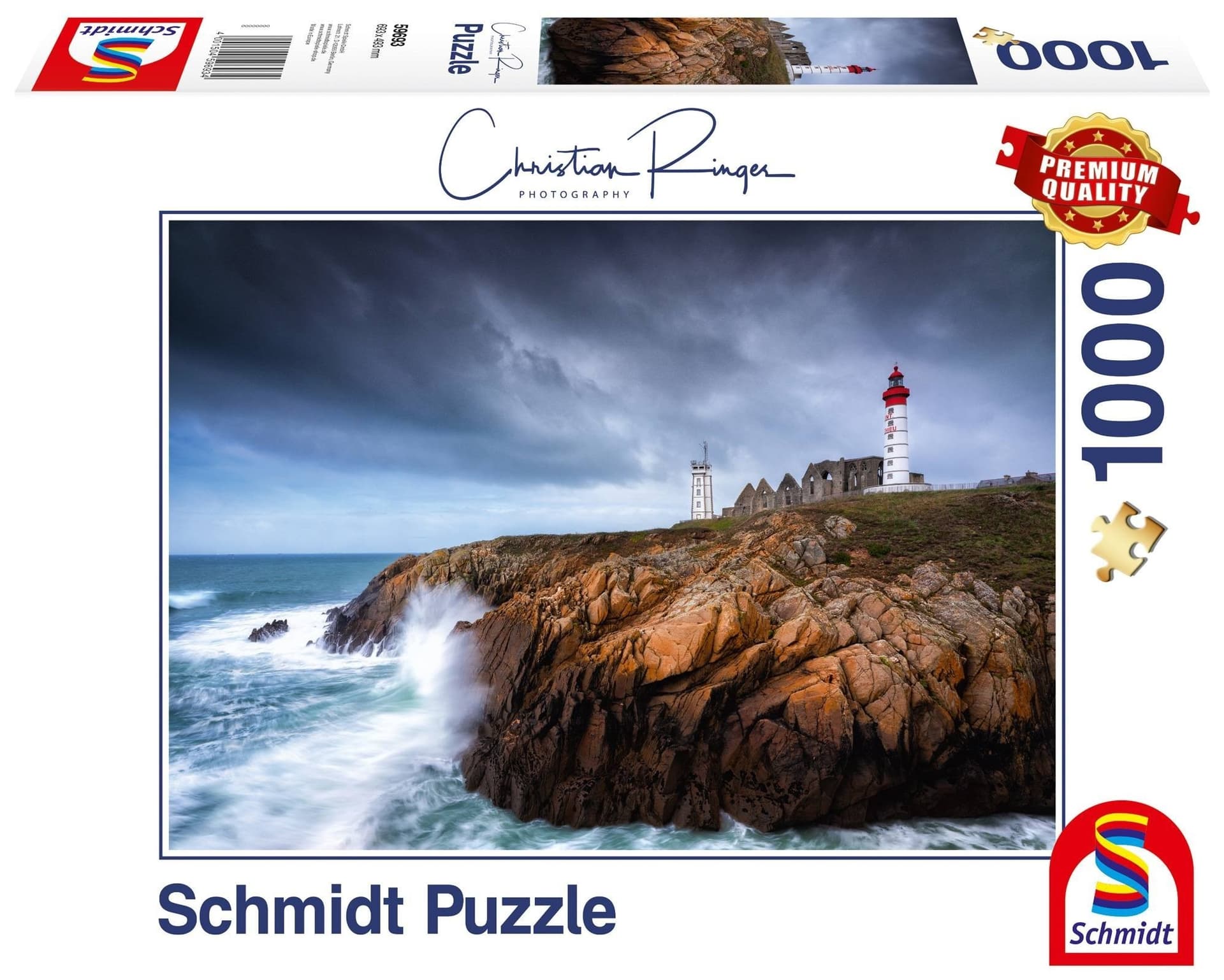 Puzzle 1000 PQ St. Mathieu Francja C. RINGER