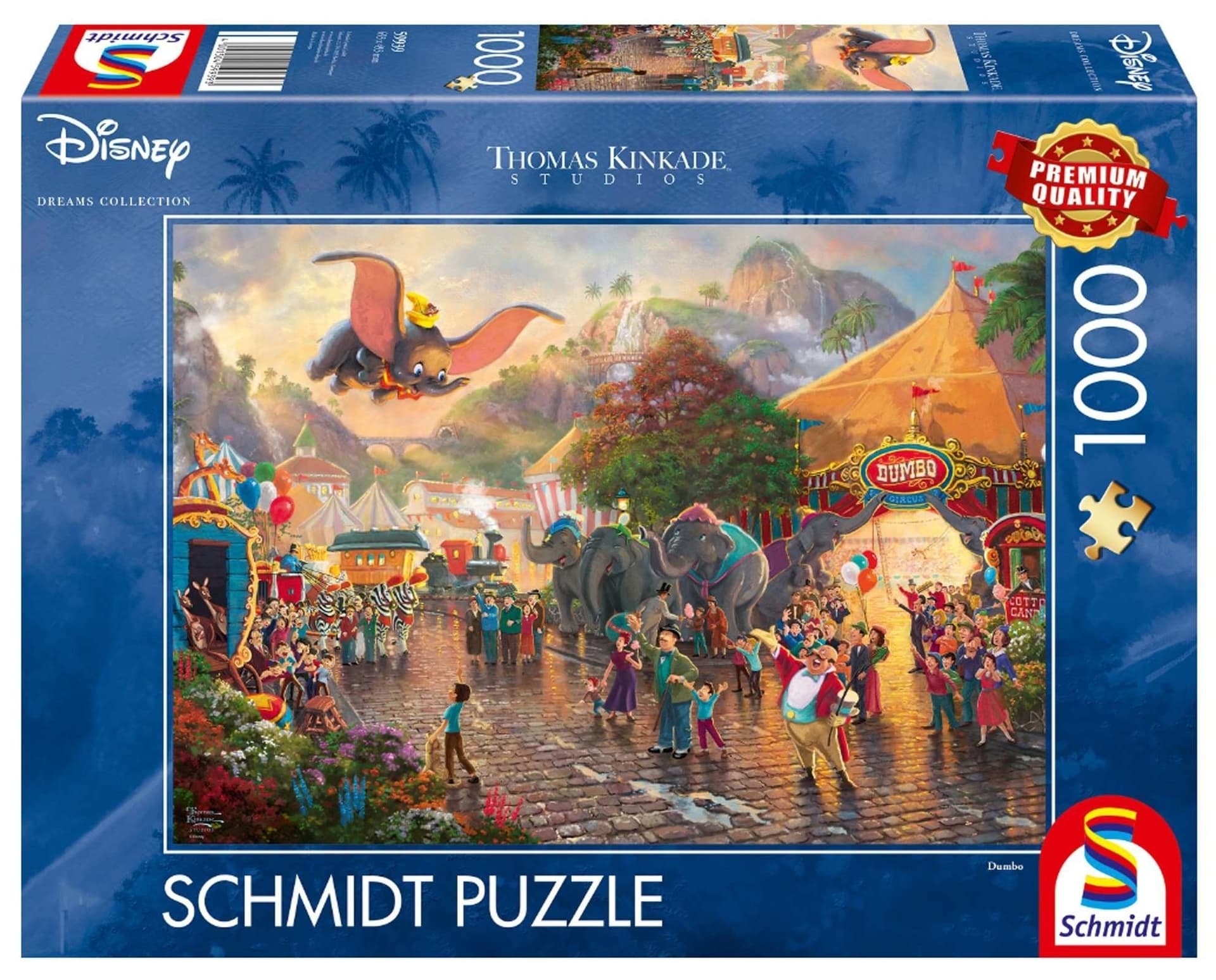 Puzzle 1000 pq t kinkade slon dumbo disney 110793