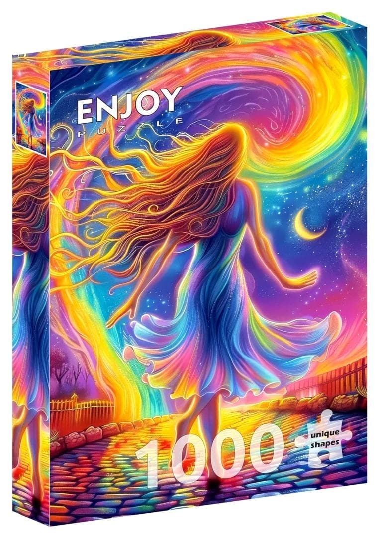 Puzzle 1000 Ścieżka ulubionych kolorów