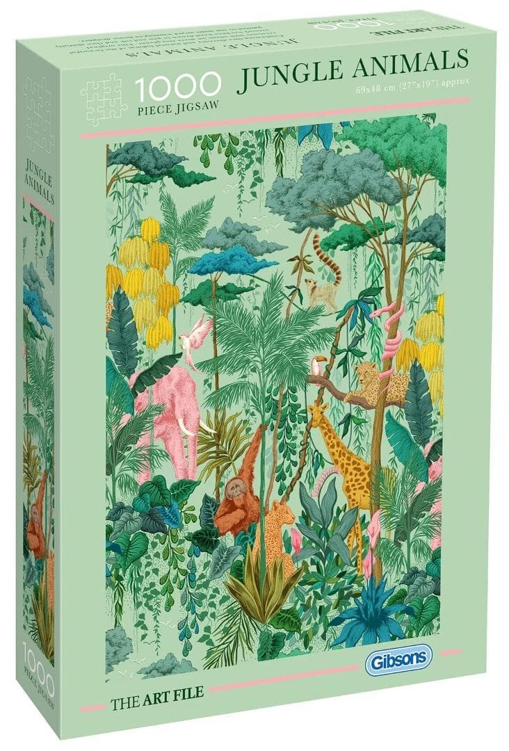 Puzzle 1000 Zwierzęta w dżungli