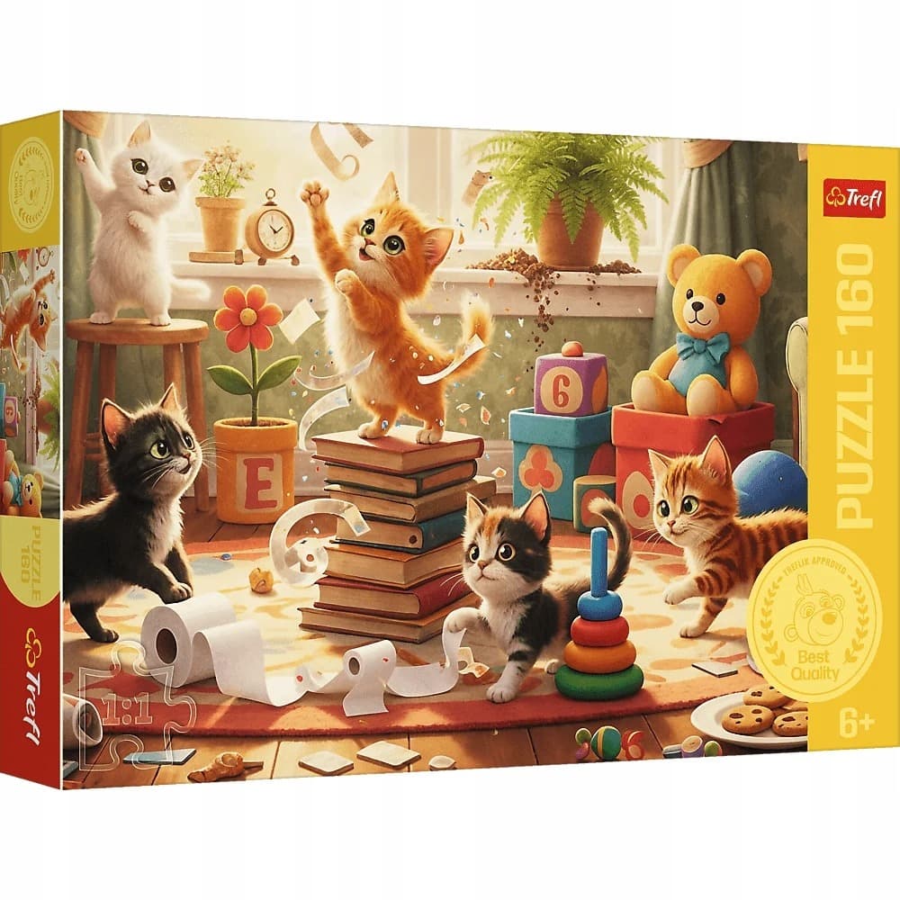 Puzzle 160 160 Kocie psoty 15442