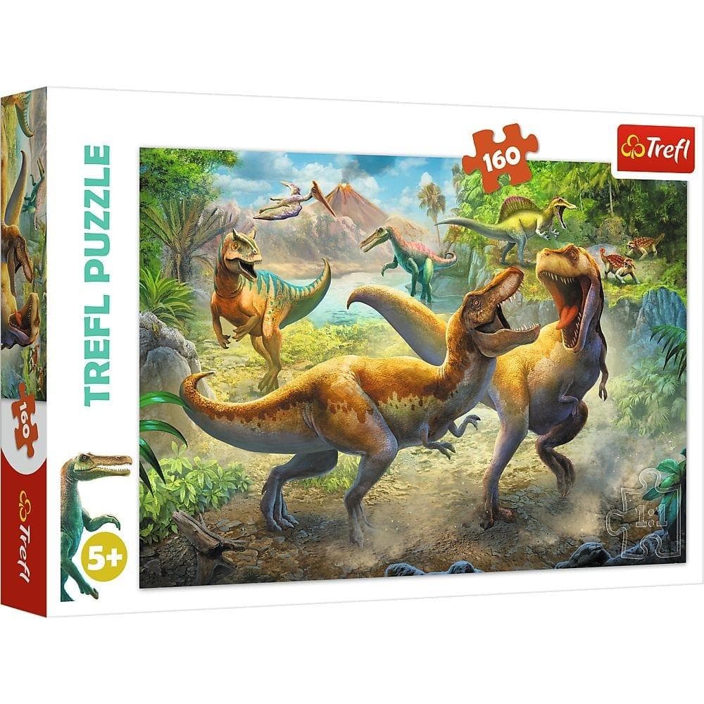 Puzzle 160 Walczace Tyranozaury TREFL