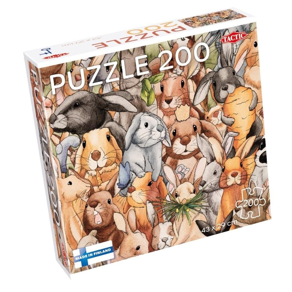 Puzzle 200 elementów Króliki