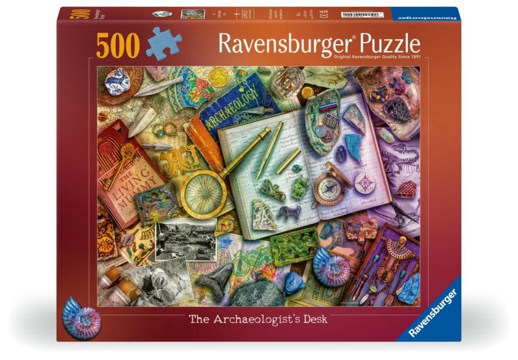 Puzzle 2D Amiee Stewart Archeologia 500 elementów Ravensburger