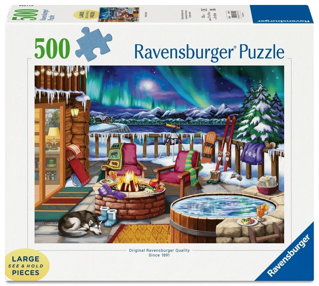 Puzzle 500 elementów Zorza polarna
