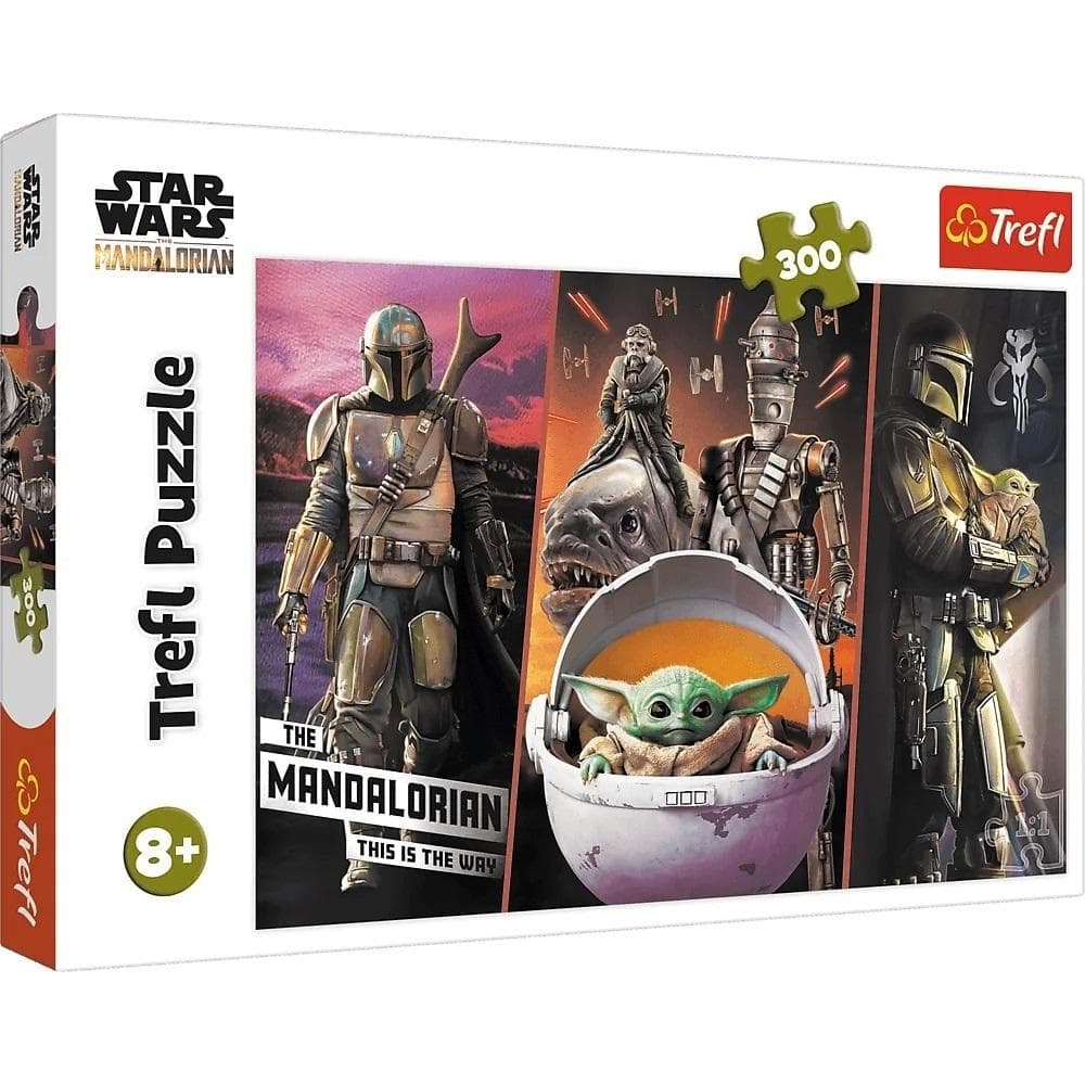 Puzzle 300 elementów Baby Yoda Tajemniczy