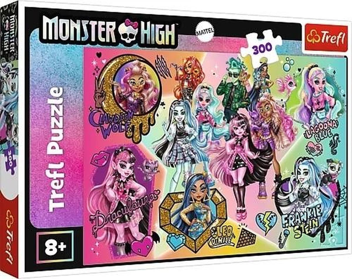 Puzzle 300 Zombie górą Monster High 23027