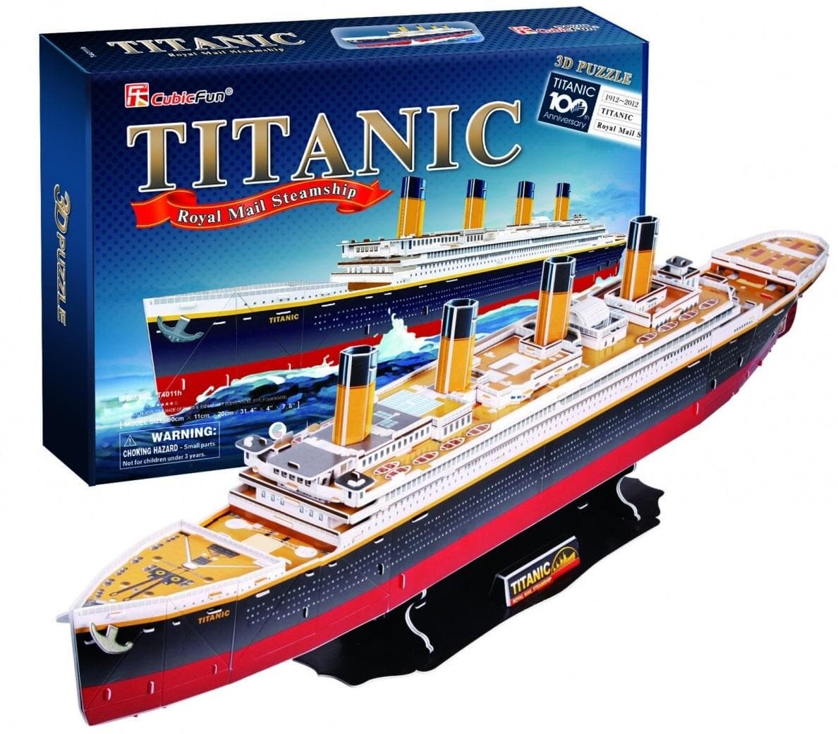 Puzzle 3D Statek Titanic 113 elementów