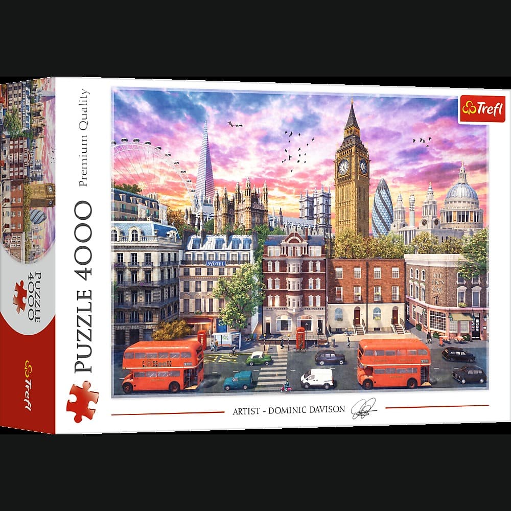 Puzzle 4000 Spacer po Londynie 45010