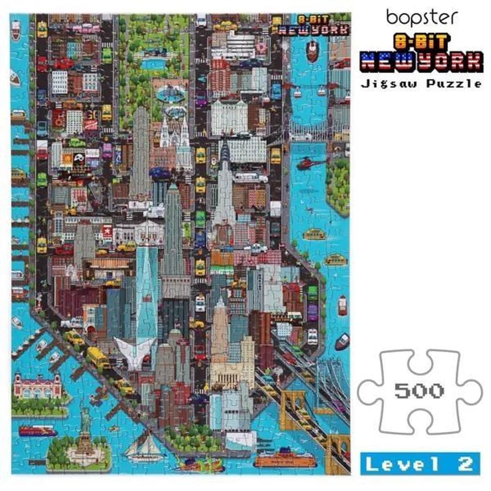 Puzzle 500 elementów 8-BIT Nowy Jork