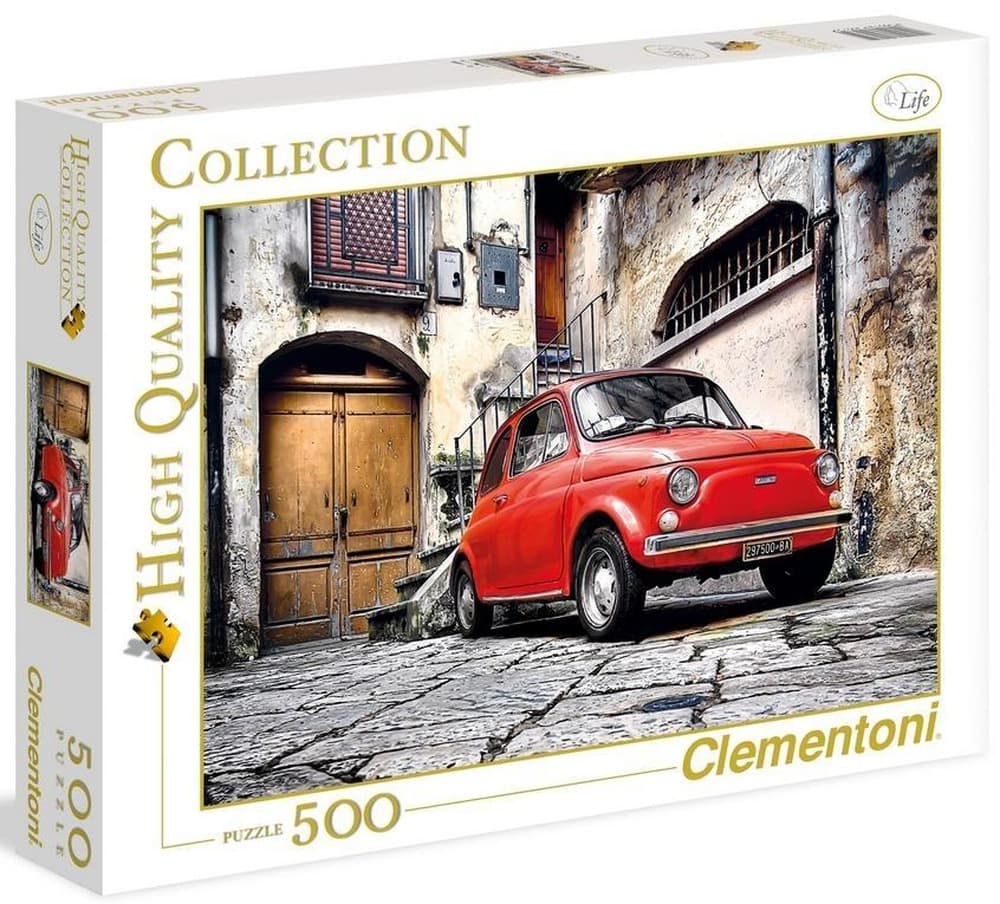 Puzzle 500 elementów HQ Fiat 500