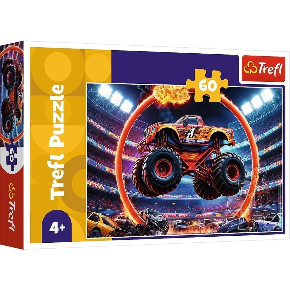 Puzzle 60 elementów Monster Truck Trefl