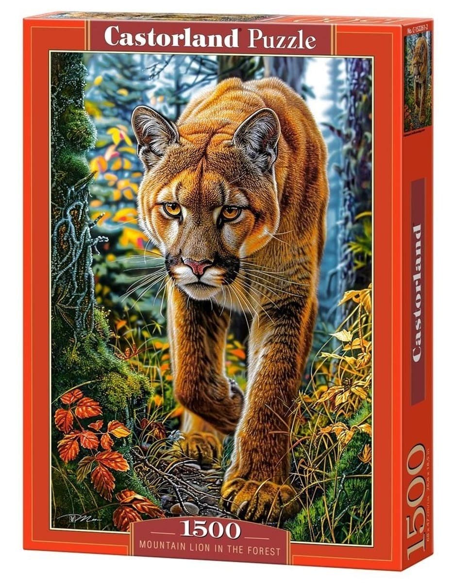 Puzzle Castorland 1500 elementów - Górski Lew w Lesie