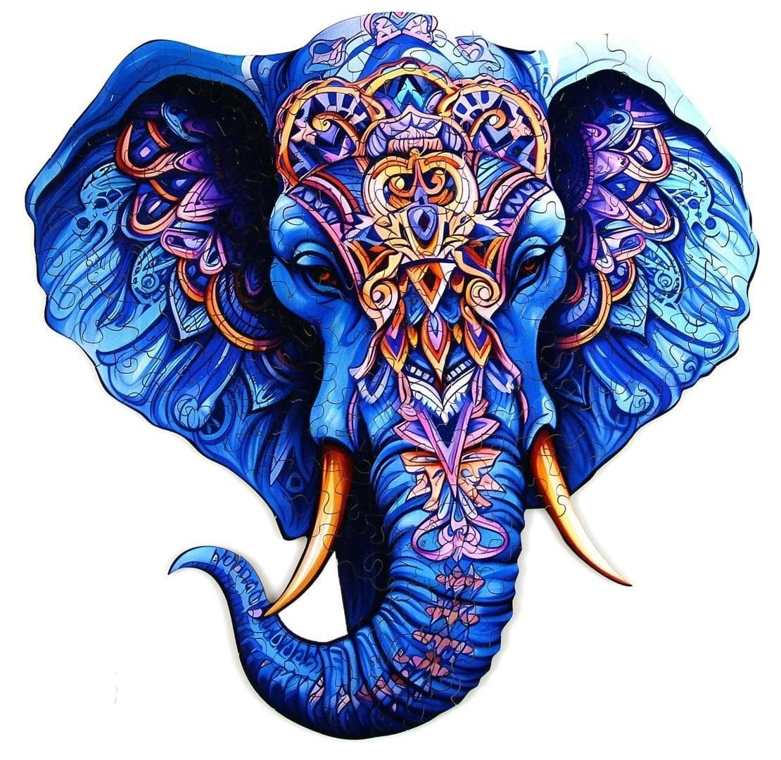 Puzzle drewniane Słoń 174 elementy