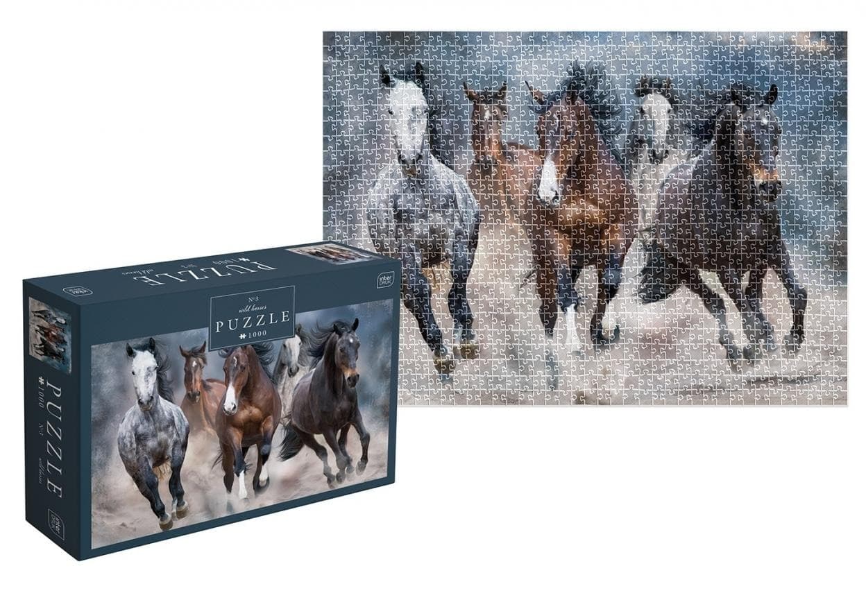 Puzzle Dzikie Konie 3 1000 elementów