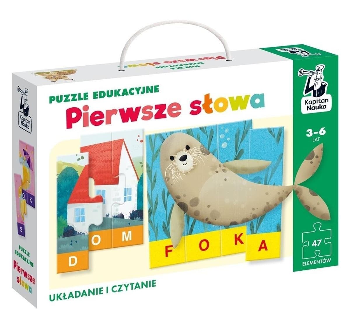 Puzzle edukacyjne Kapitan Nauka Pierwsze słowa