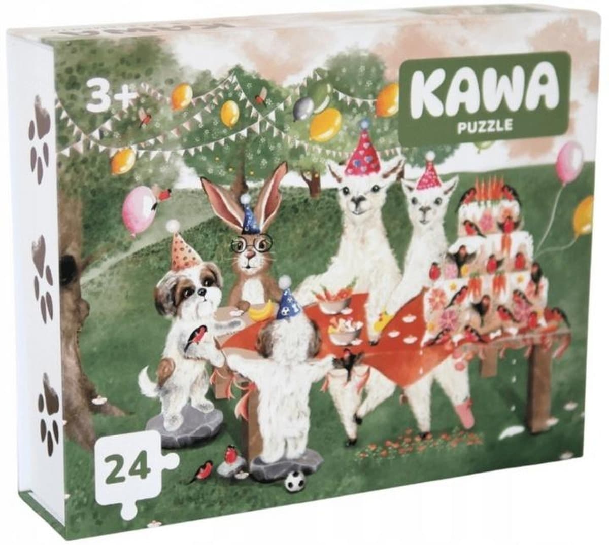 Puzzle podłogowe XL Urodziny 24 elementy