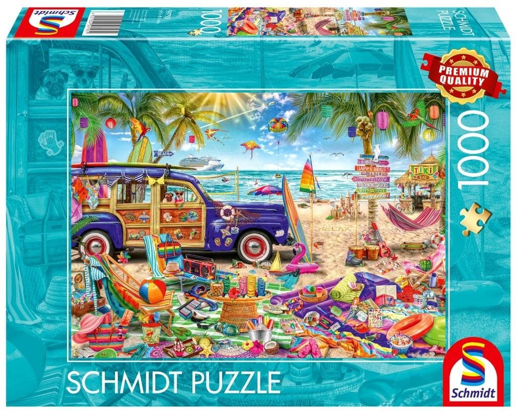 Puzzle Schmidt Spiele 1000 el. Wakacje nad morzem Premium jakość
