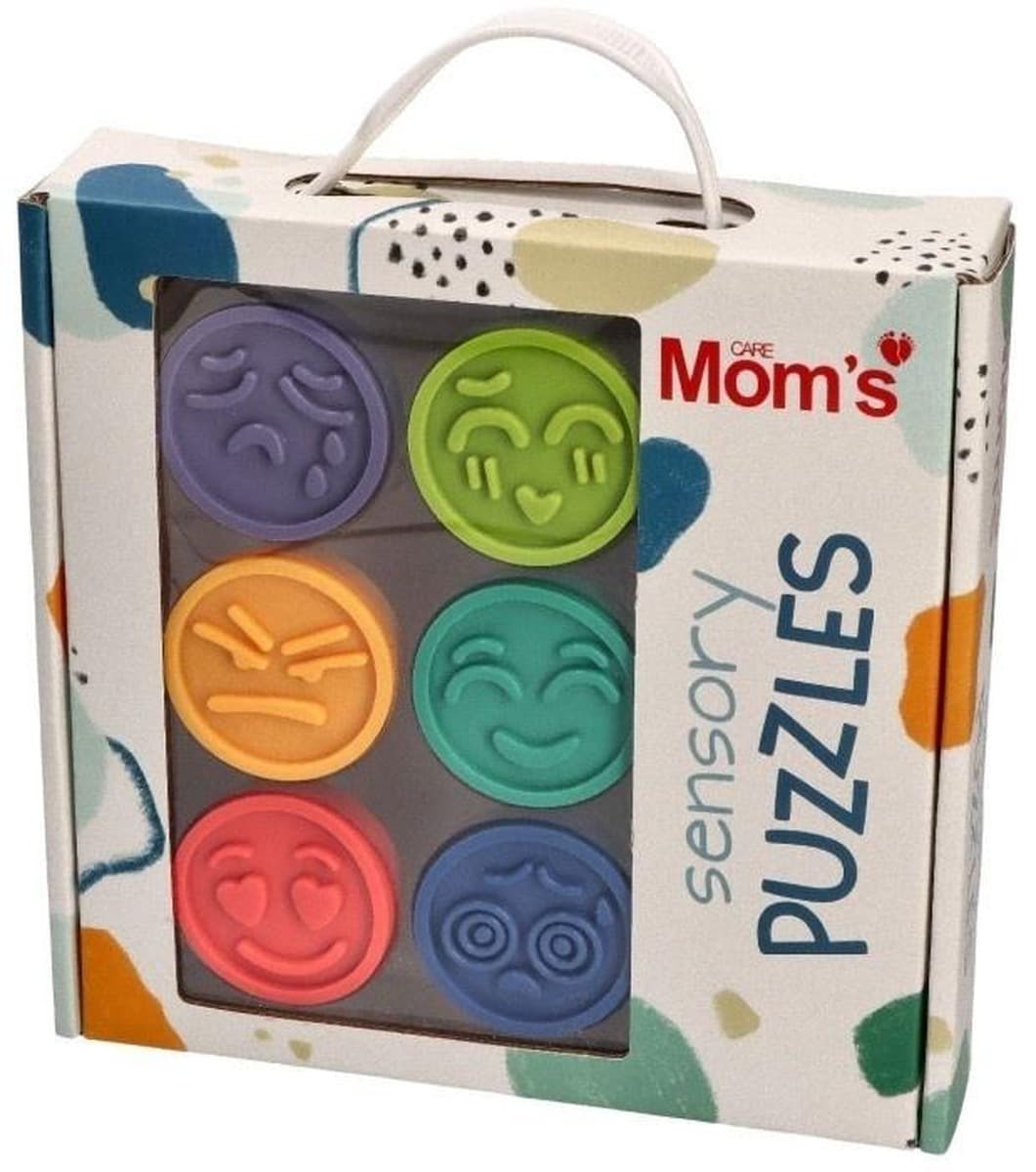 Puzzle sensoryczne Emocje dla niemowląt Mom's Care