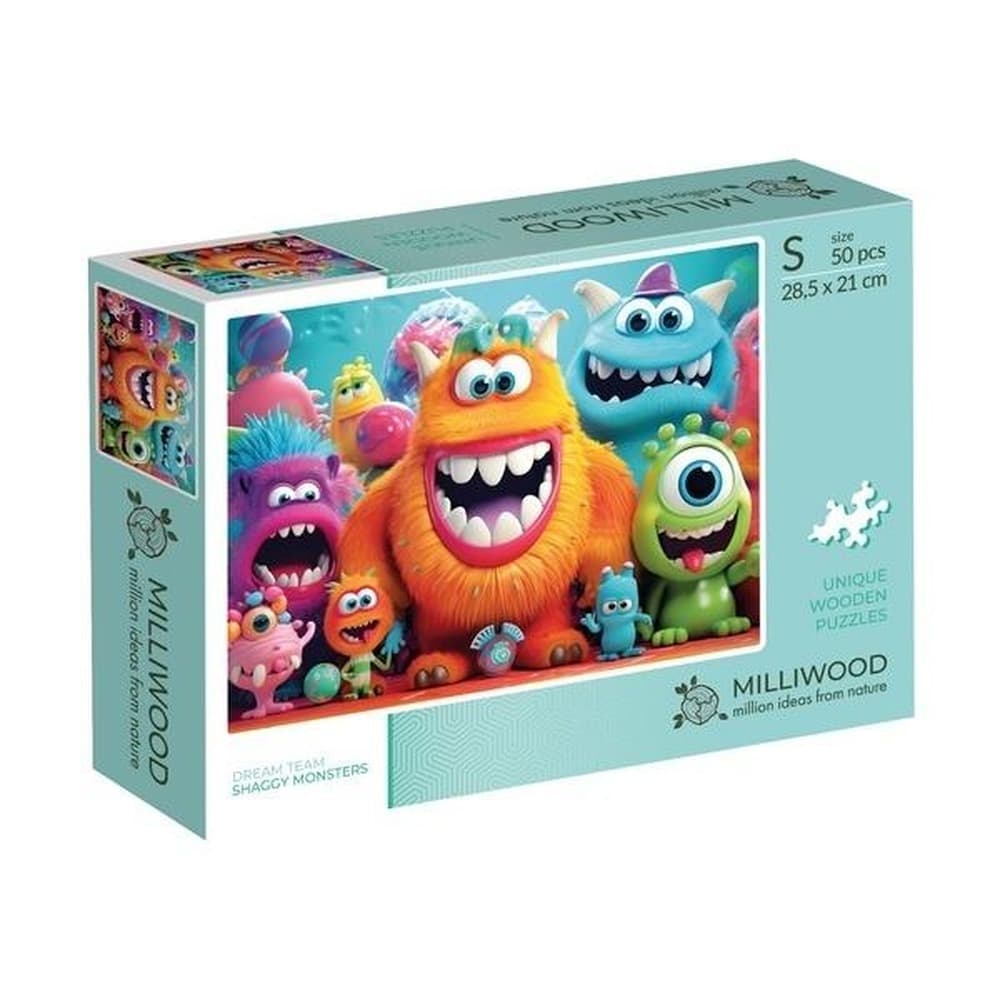 Puzzle Shaggy Monsters Milliwood 50 Elementów