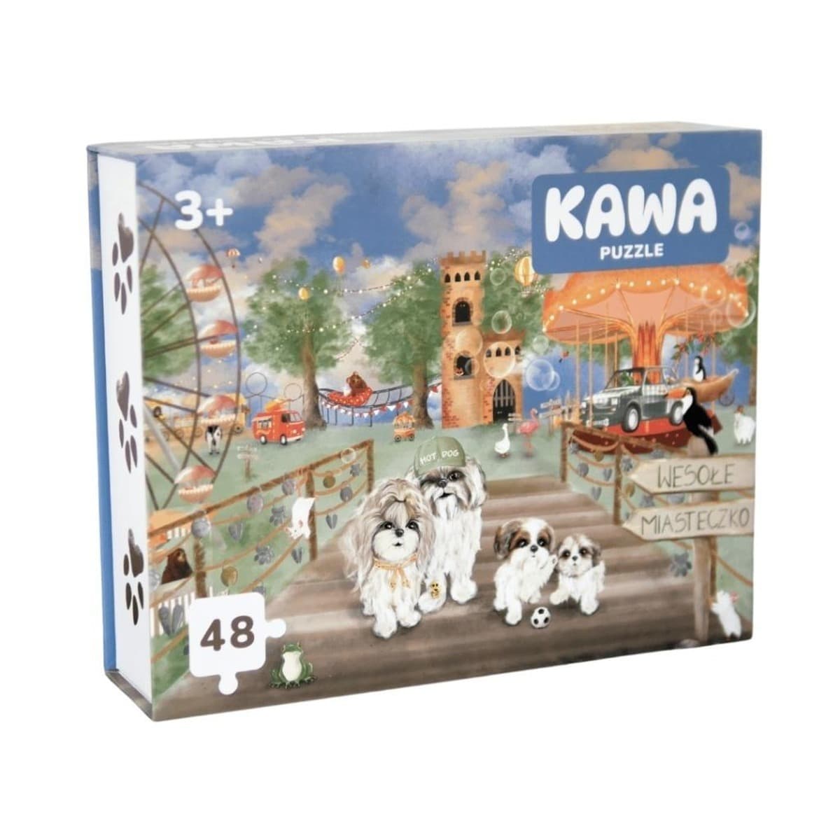 Puzzle XL 48 elementów z motywem Wesołe Miasteczko