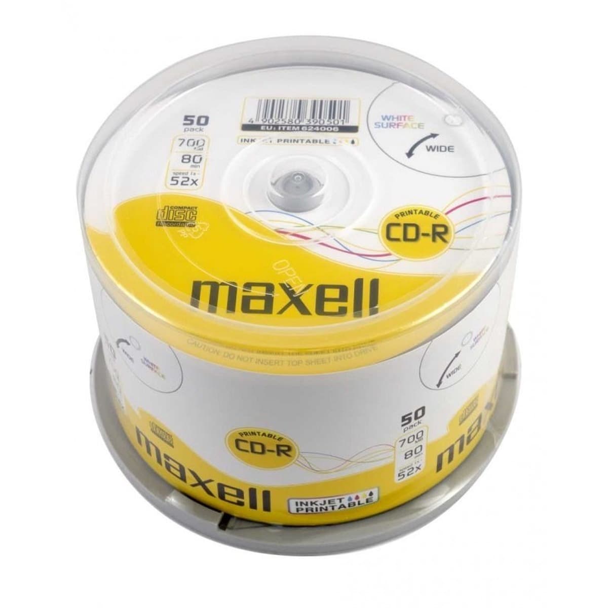 Płyta CD-R Maxell 700 MB 50 sztuk 52x