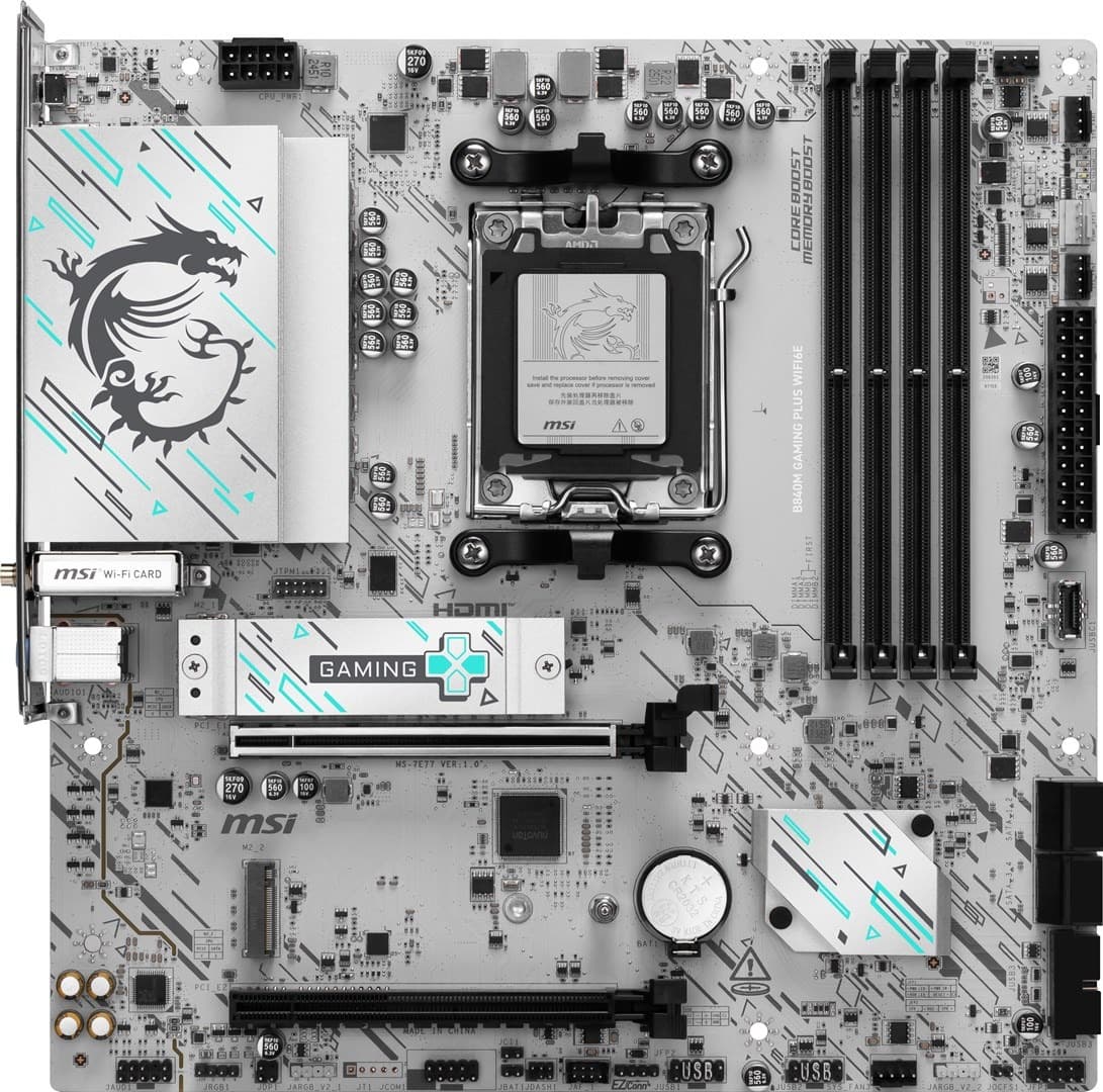 Płyta główna formatu Micro-ATX z Wi-Fi 6E