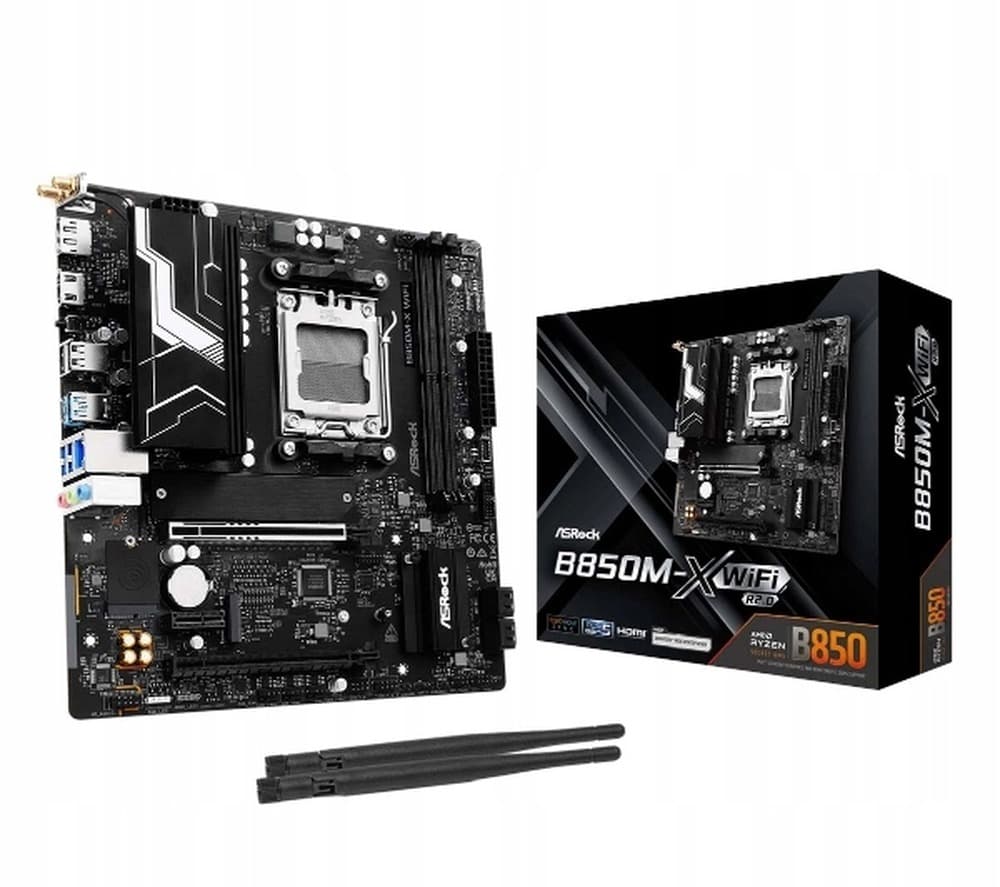 Płyta główna Sapphire AMD B850 mATX z Wi-Fi
