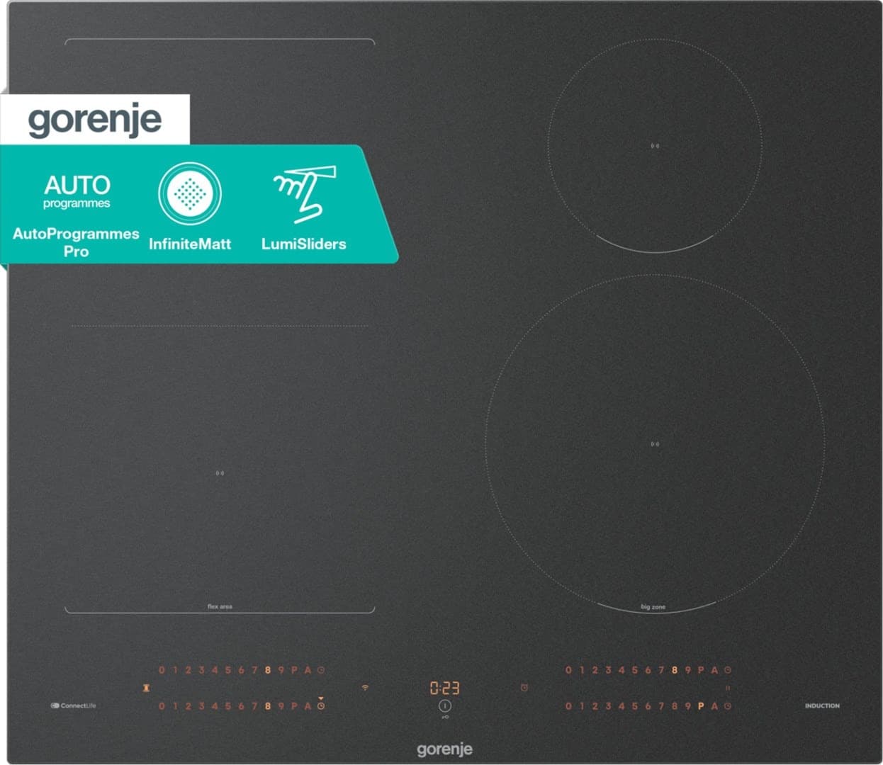 Płyta indukcyjna GORENJE GI6433SRWF InfiniteMatt 59.5 cm Sterowanie Wi-Fi